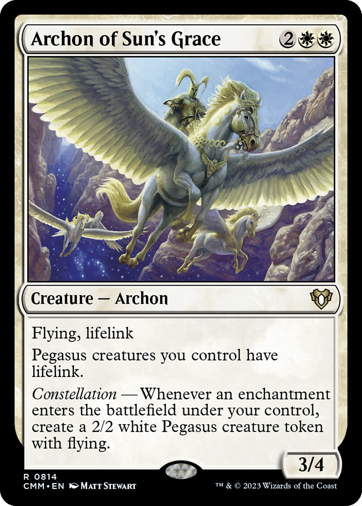 Archon of Sun's Grace [Commander Masters] | Card Citadel