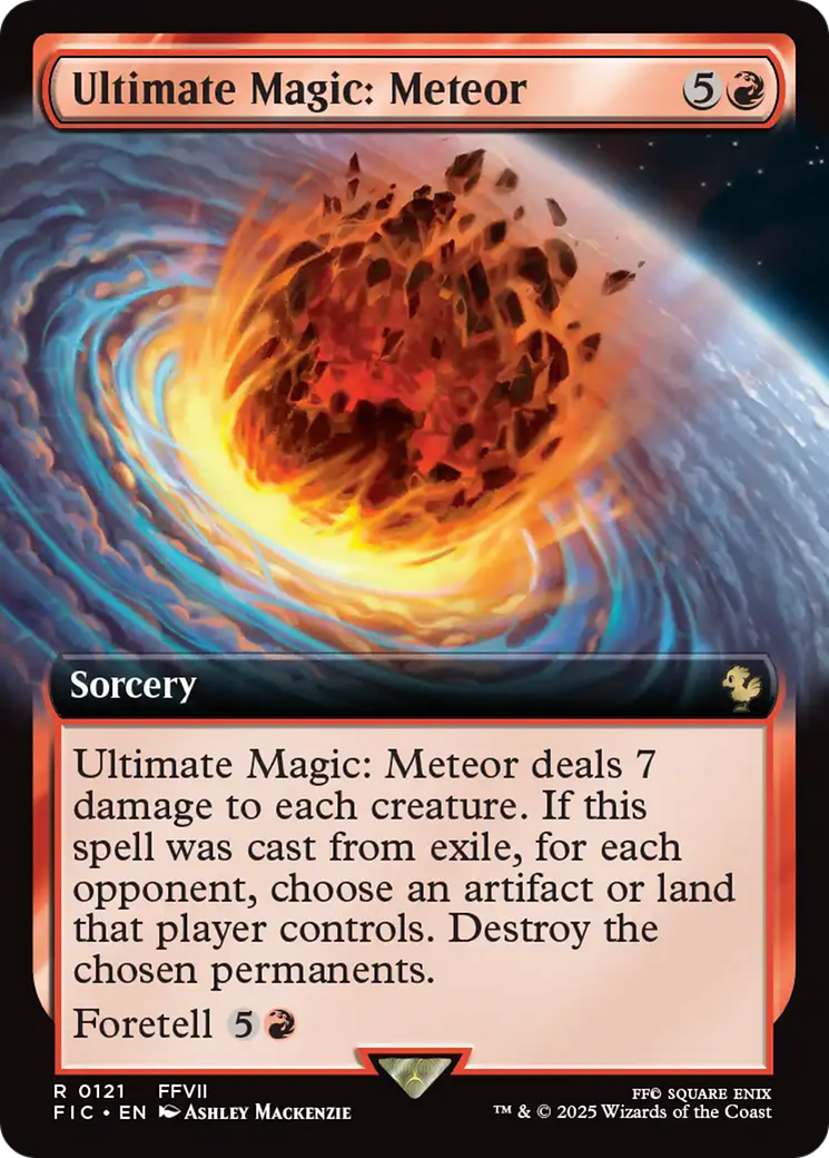 Ultimate Magic: Meteor (Extended Art) [FINAL FANTASY Commander] | Card Citadel