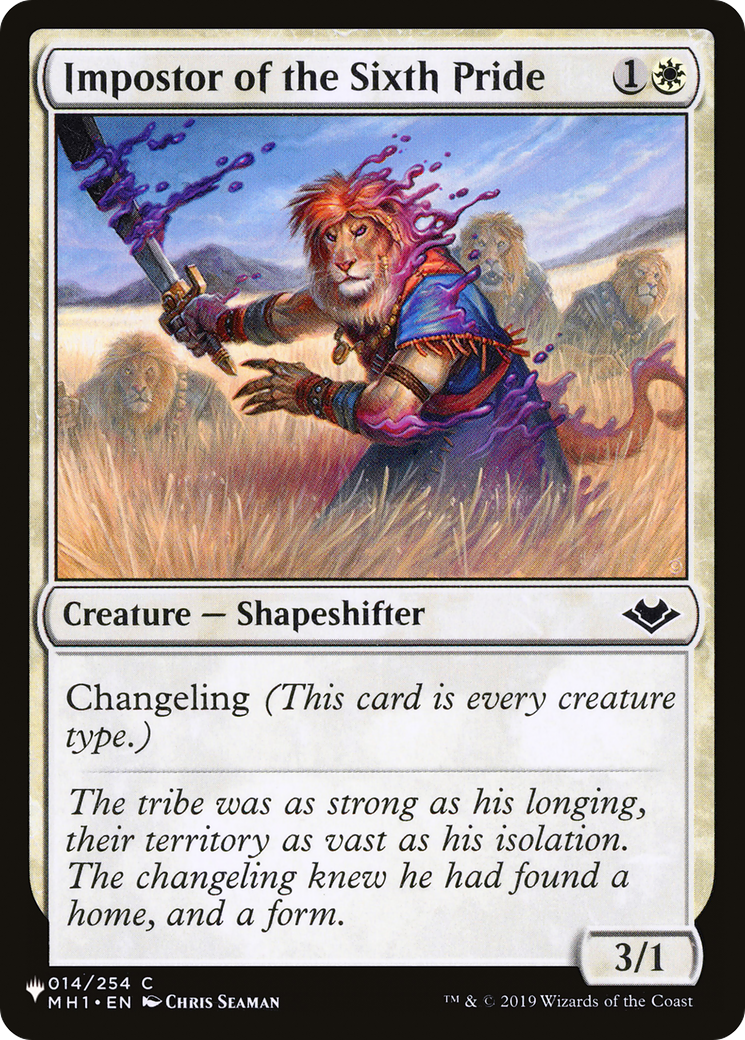 Impostor of the Sixth Pride [The List Reprints] | Card Citadel