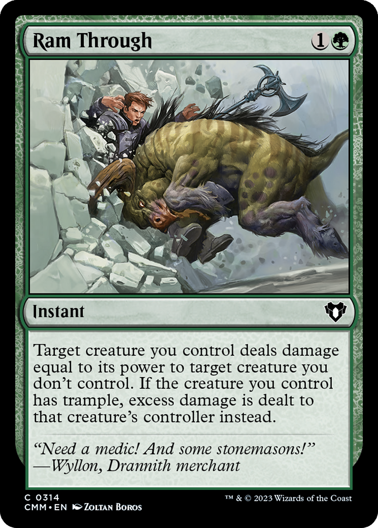 Ram Through [Commander Masters] | Card Citadel