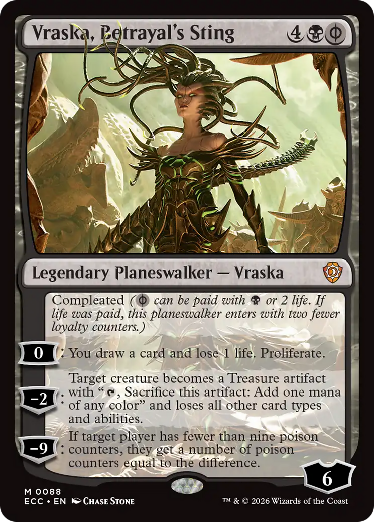 Vraska, Betrayal's Sting [Lorwyn Eclipsed Commander] | Card Citadel
