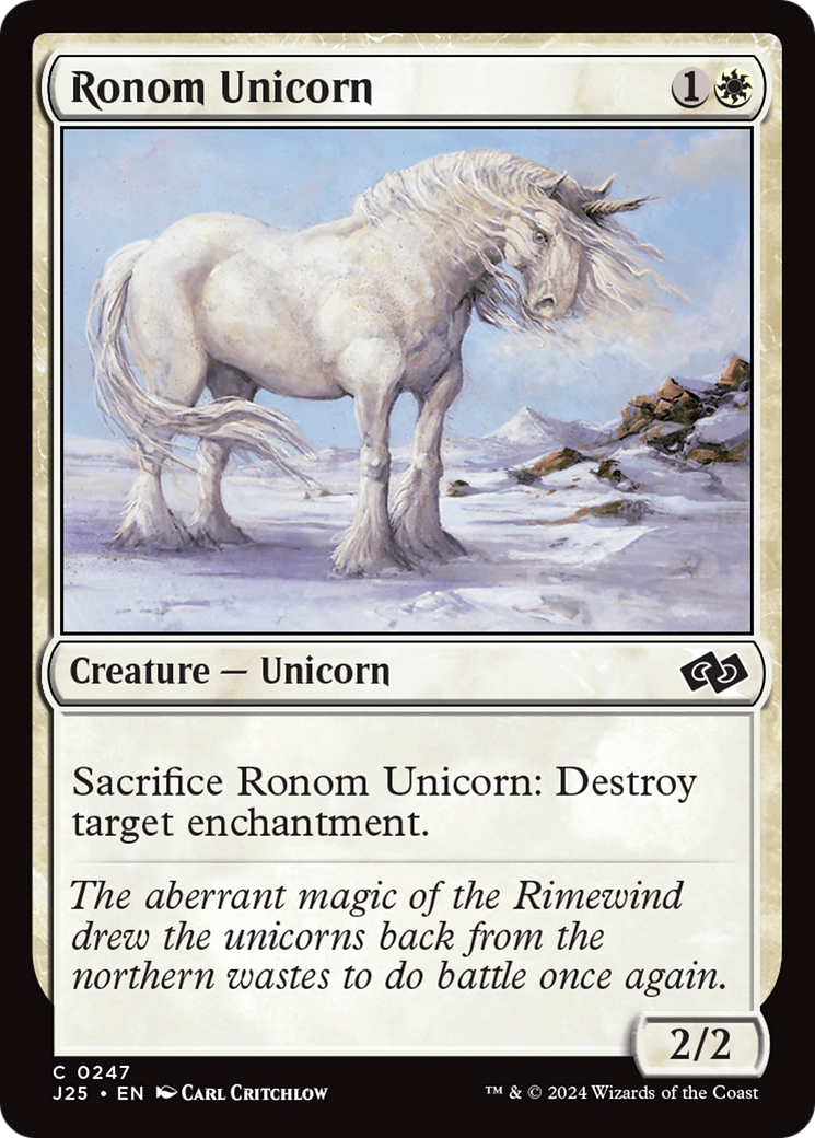 Ronom Unicorn [Foundations Jumpstart] | Card Citadel