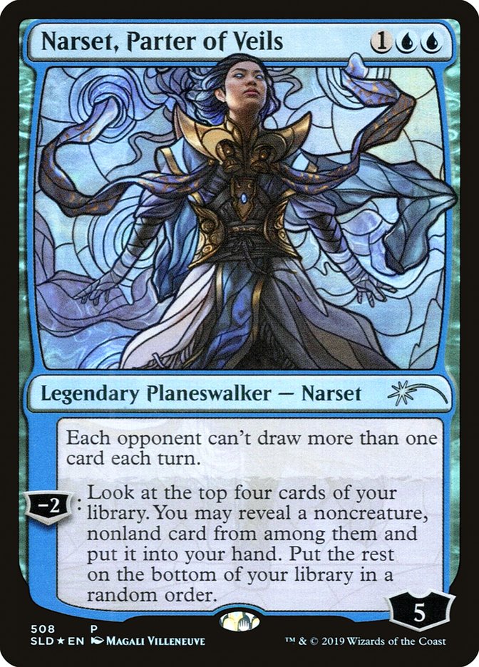 Narset, Parter of Veils (Stained Glass) [Secret Lair Drop Promos] | Card Citadel