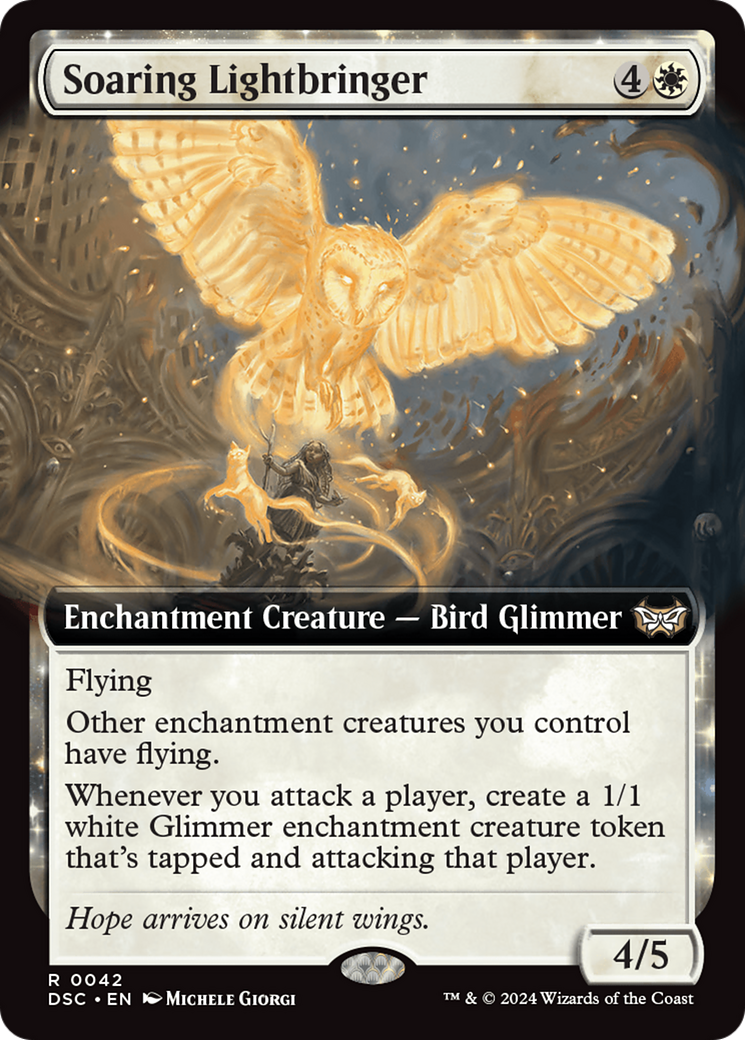 Soaring Lightbringer (Extended Art) [Duskmourn: House of Horror Commander] | Card Citadel