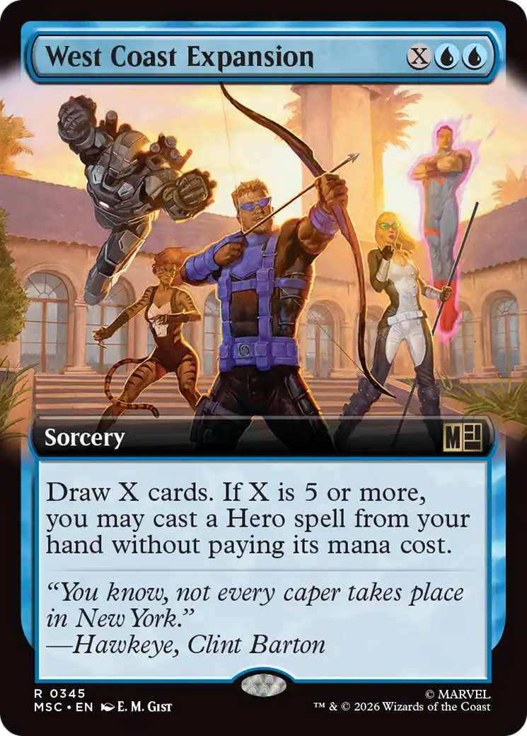 West Coast Expansion (Extended Art) [Marvel Super Heroes Commander] | Card Citadel