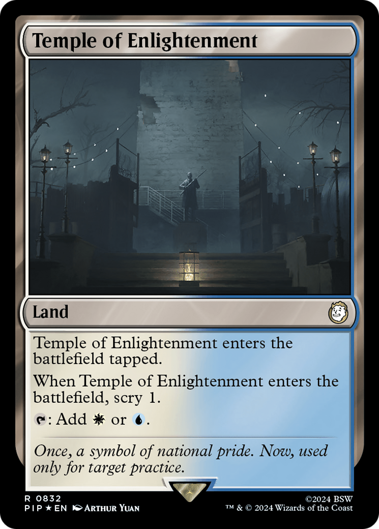 Temple of Enlightenment (Surge Foil) [Fallout] | Card Citadel