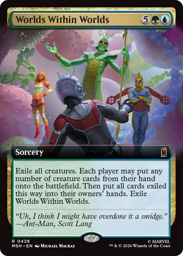 Worlds Within Worlds (Extended Art) [Marvel Super Heroes] | Card Citadel