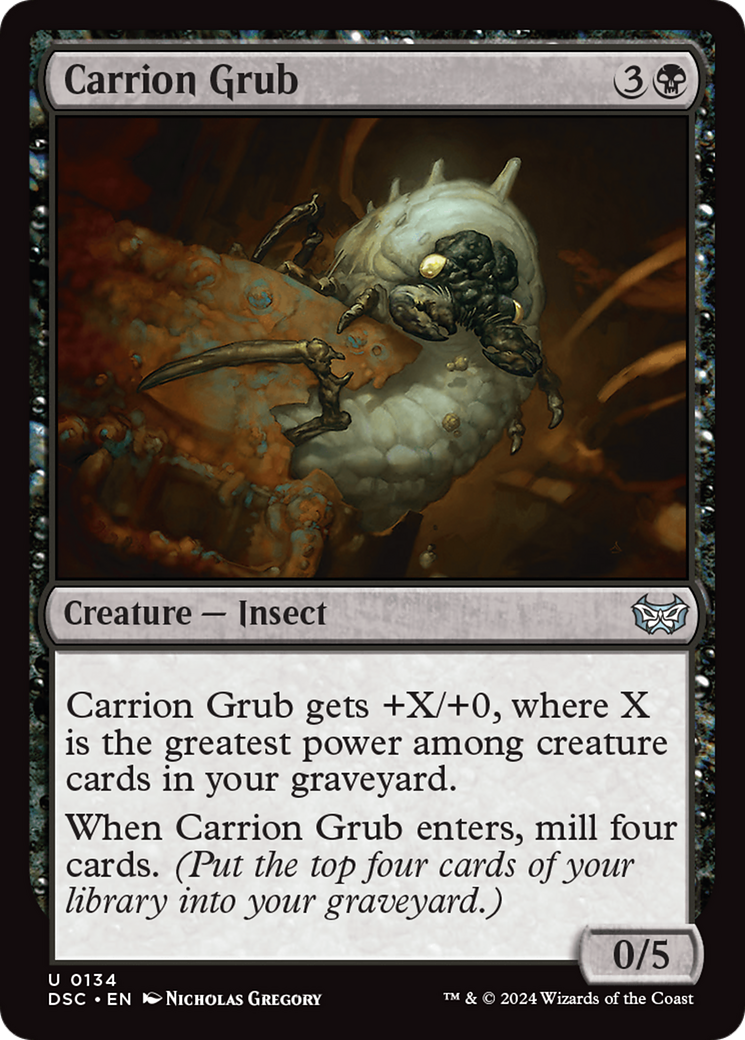 Carrion Grub [Duskmourn: House of Horror Commander] | Card Citadel