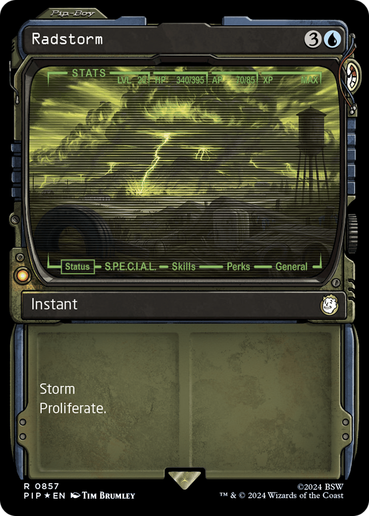Radstorm (Showcase) (Surge Foil) [Fallout] | Card Citadel