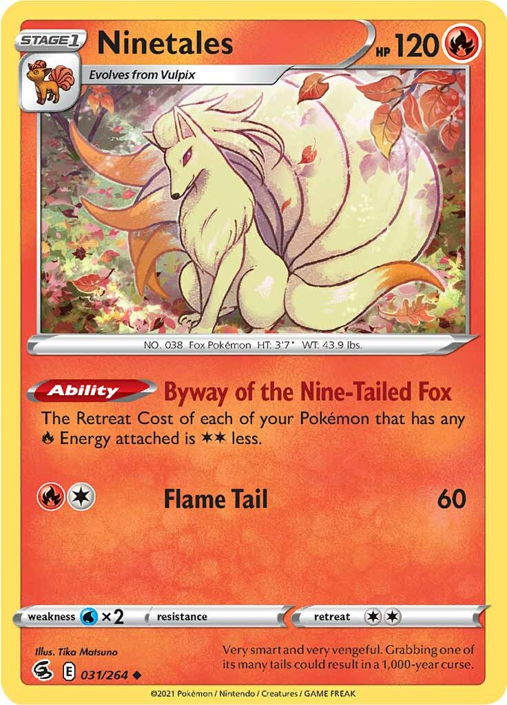 Ninetales (031/264) [Sword & Shield: Fusion Strike] | Card Citadel