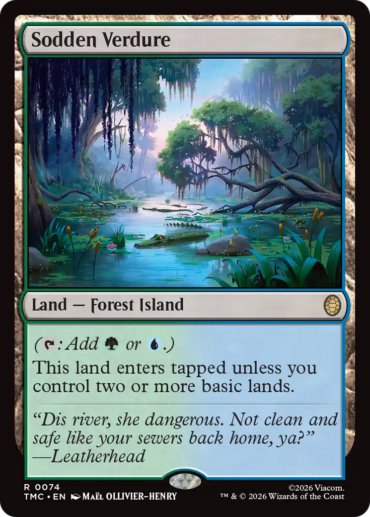 Sodden Verdure [Teenage Mutant Ninja Turtles Commander] | Card Citadel