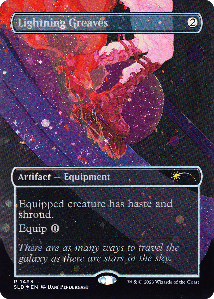 Lightning Greaves (1493) (Galaxy Foil) [Secret Lair Drop Series] | Card Citadel