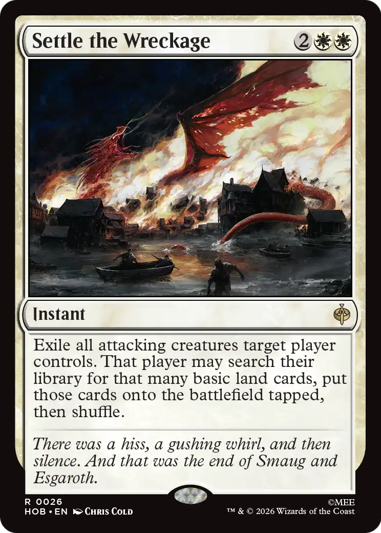 Settle the Wreckage [The Hobbit] | Card Citadel