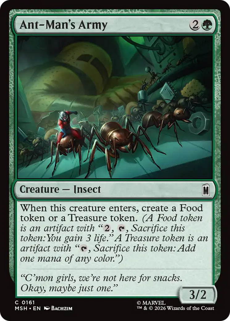 Ant-Man's Army [Marvel Super Heroes] | Card Citadel