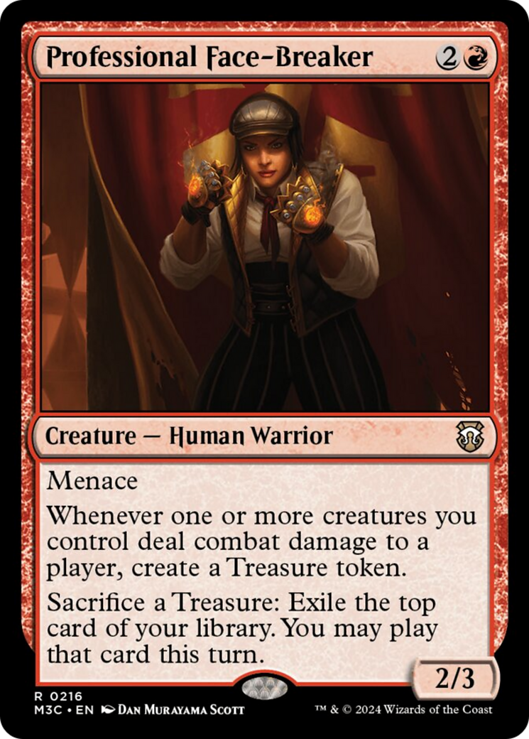 Professional Face-Breaker [Modern Horizons 3 Commander] | Card Citadel