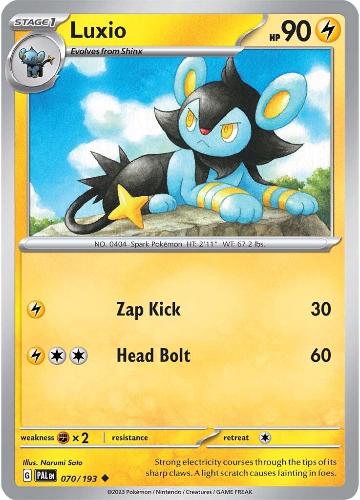 Luxio (070/193) [Scarlet & Violet: Paldea Evolved] | Card Citadel