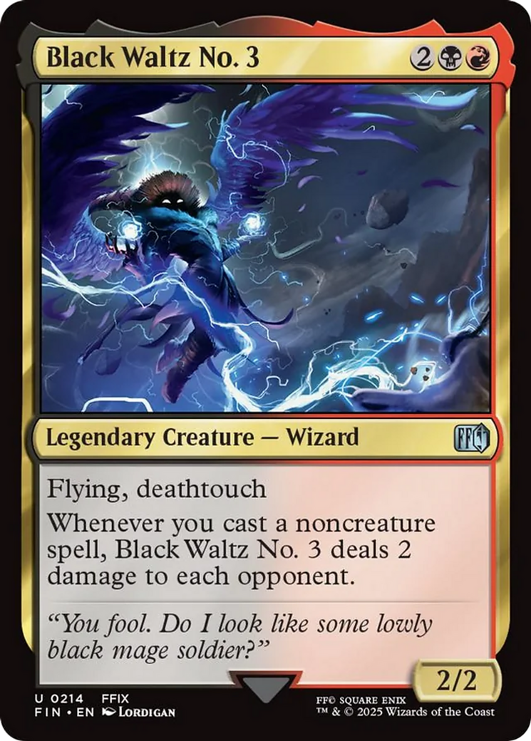 Black Waltz No. 3 [FINAL FANTASY] | Card Citadel