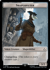 Assassin // Shapeshifter Double-Sided Token [Assassin's Creed Tokens] | Card Citadel