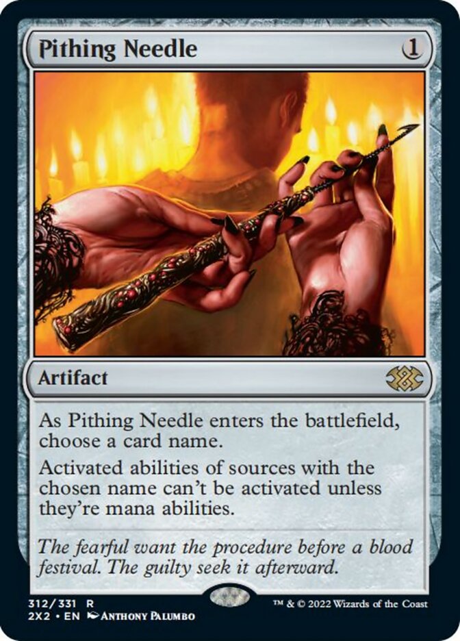 Pithing Needle [Double Masters 2022] | Card Citadel