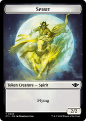 Treasure // Spirit Double-Sided Token [Outlaws of Thunder Junction Tokens] | Card Citadel
