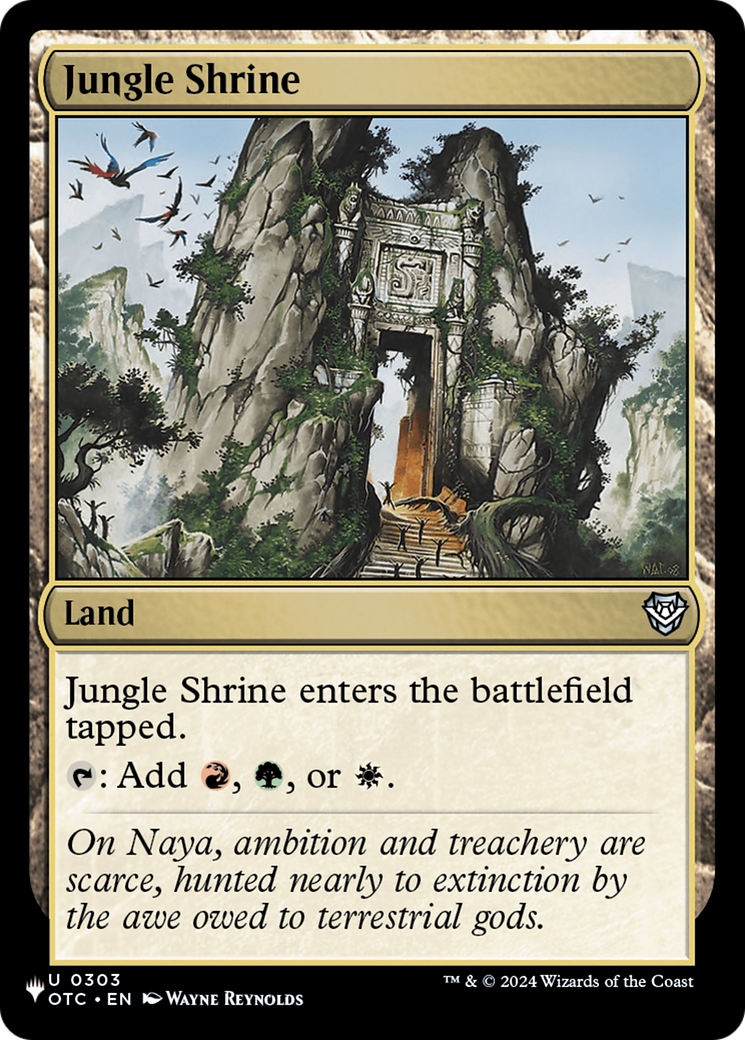 Jungle Shrine (OTC) [The List] | Card Citadel
