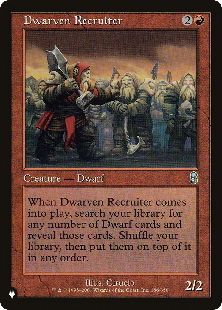 Dwarven Recruiter [The List] | Card Citadel