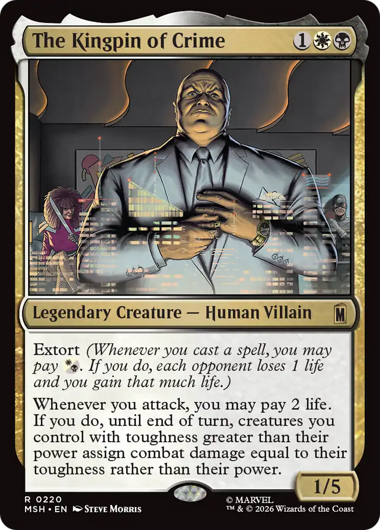 The Kingpin of Crime [Marvel Super Heroes] | Card Citadel