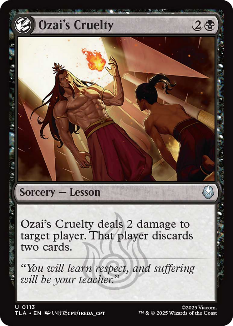 Ozai's Cruelty [Avatar: The Last Airbender] | Card Citadel