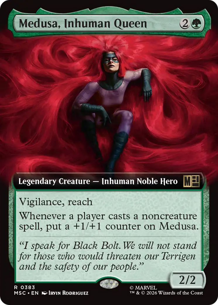 Medusa, Inhuman Queen (Extended Art) [Marvel Super Heroes Commander] | Card Citadel