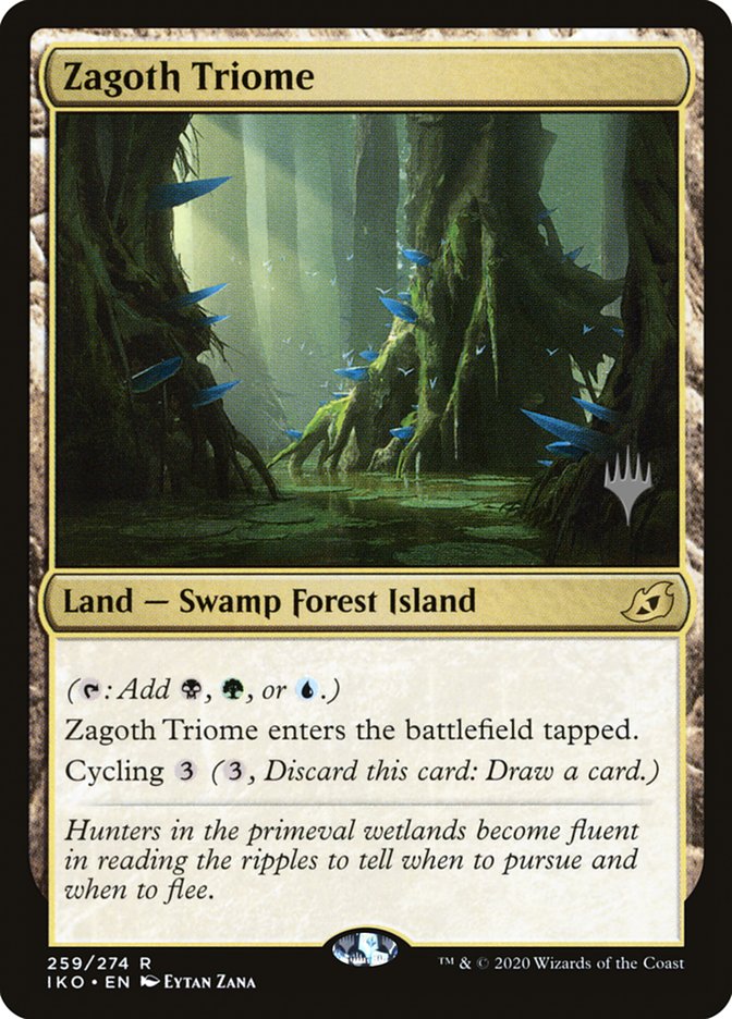 Zagoth Triome (Promo Pack) [Ikoria: Lair of Behemoths Promos] | Card Citadel