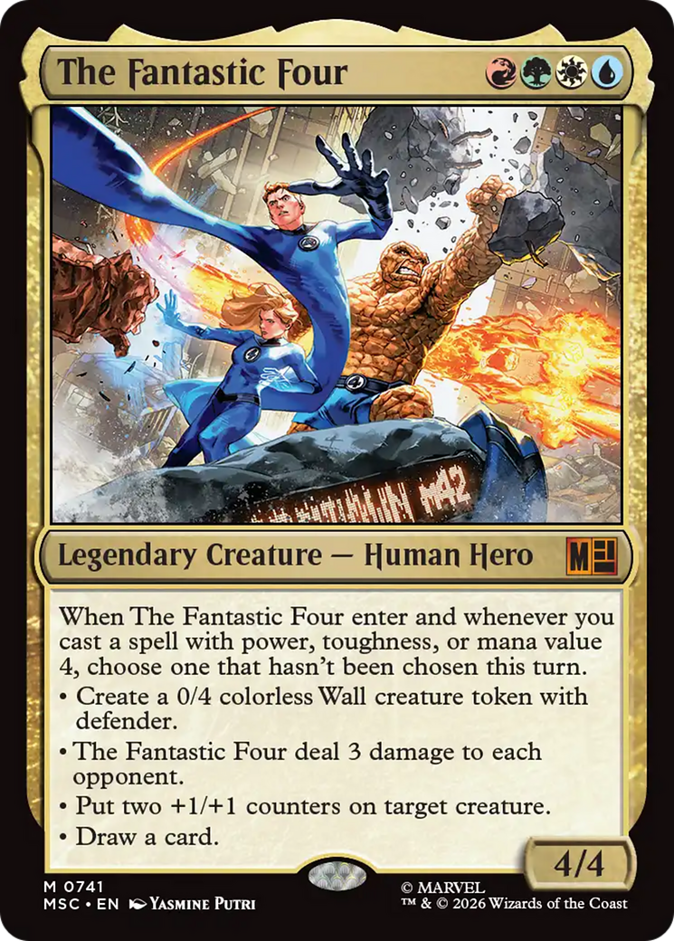 The Fantastic Four [Marvel Super Heroes Commander] | Card Citadel
