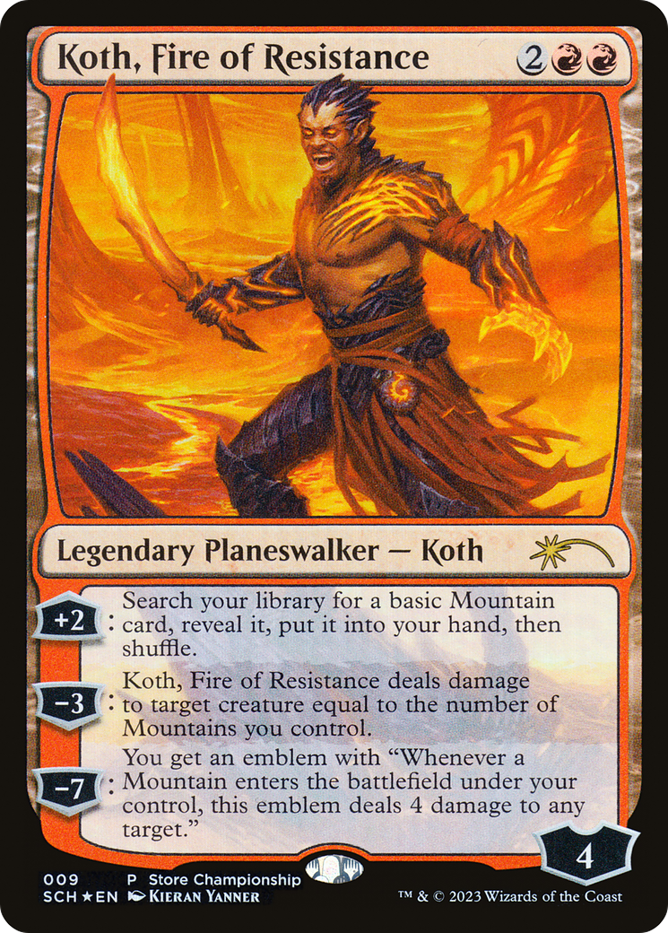 Koth, Fire of Resistance [Store Championships 2023] | Card Citadel