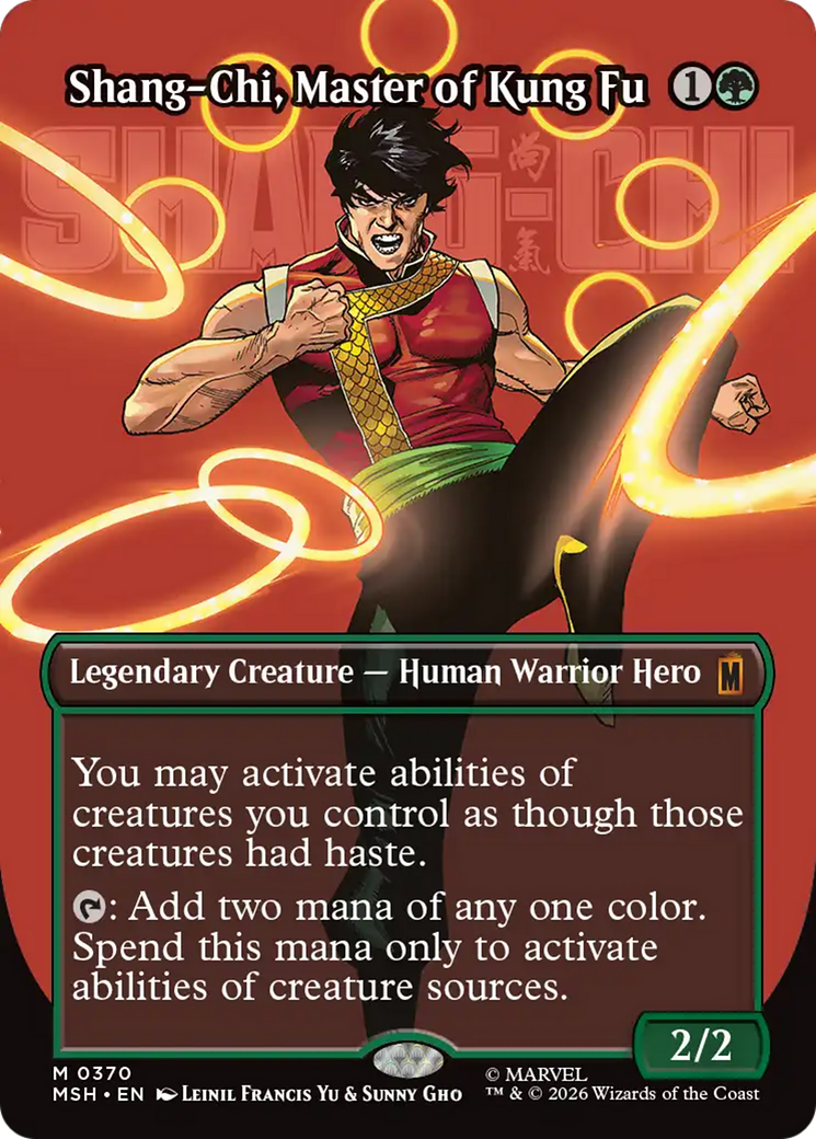 Shang-Chi, Master of Kung Fu (Borderless) (0370) [Marvel Super Heroes] | Card Citadel