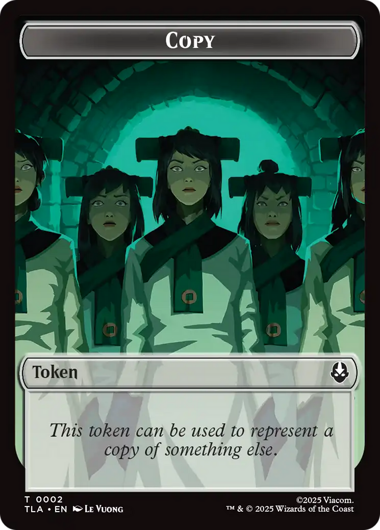 Copy (0002) // Soldier (0011) Double-Sided Token [Avatar: The Last Airbender Tokens] | Card Citadel