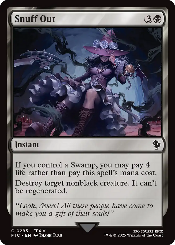 Snuff Out [FINAL FANTASY Commander] | Card Citadel