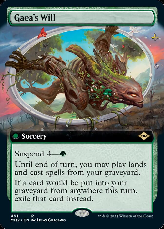 Gaea's Will (Extended Art) [Modern Horizons 2] | Card Citadel