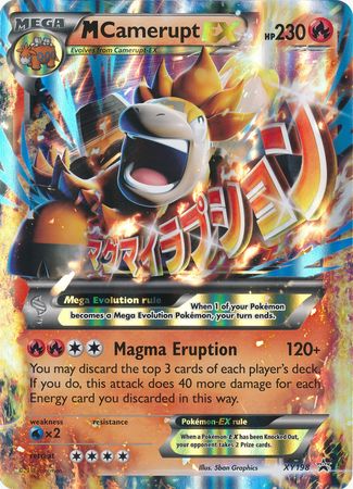 M Camerupt EX (XY198) (Jumbo Card) [XY: Black Star Promos] | Card Citadel