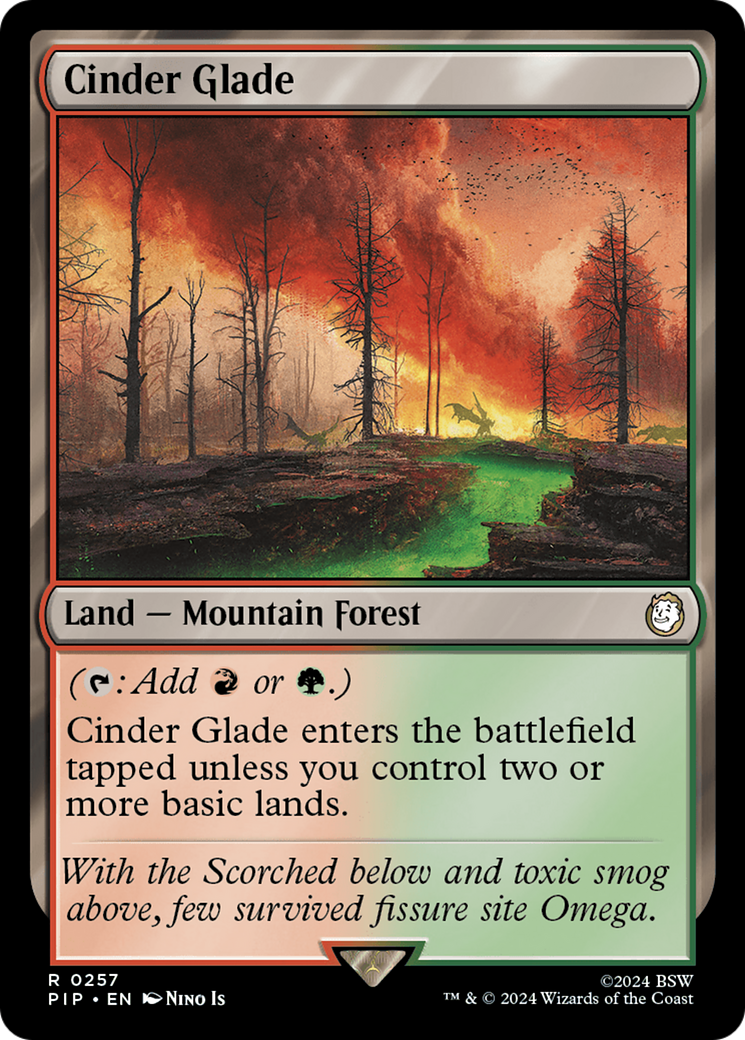 Cinder Glade [Fallout] | Card Citadel