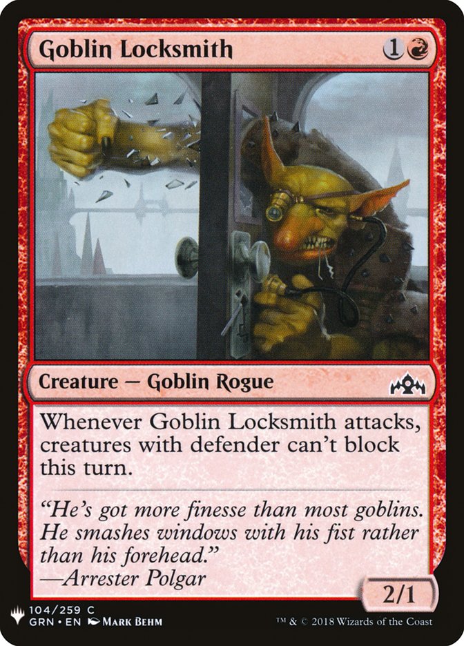 Goblin Locksmith [Mystery Booster] | Card Citadel