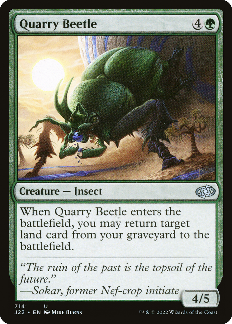Quarry Beetle [Jumpstart 2022] | Card Citadel