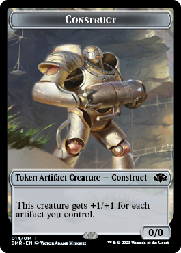 Goblin // Construct Double-Sided Token [Dominaria Remastered Tokens] | Card Citadel