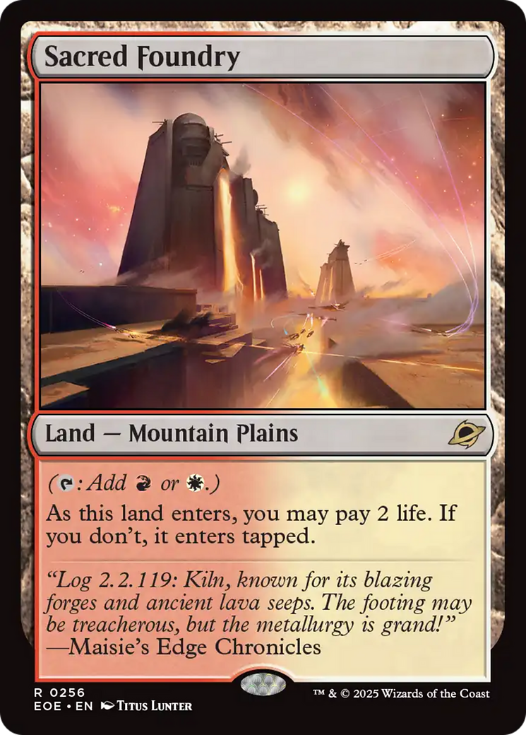 Sacred Foundry [Edge of Eternities] | Card Citadel