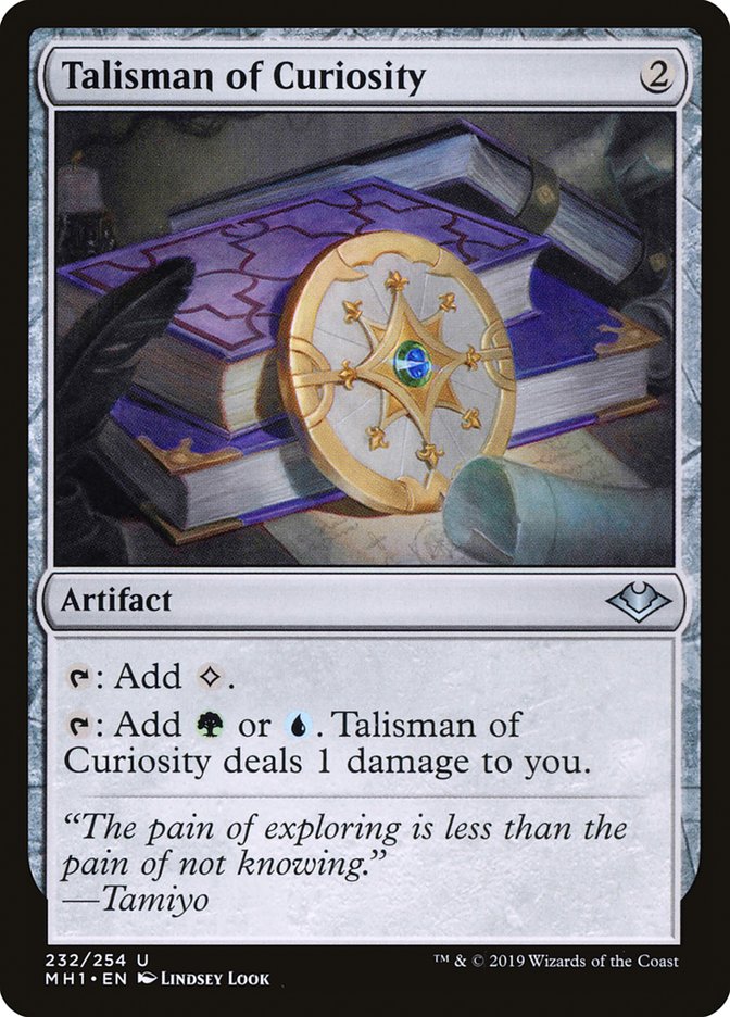 Talisman of Curiosity [Modern Horizons] | Card Citadel