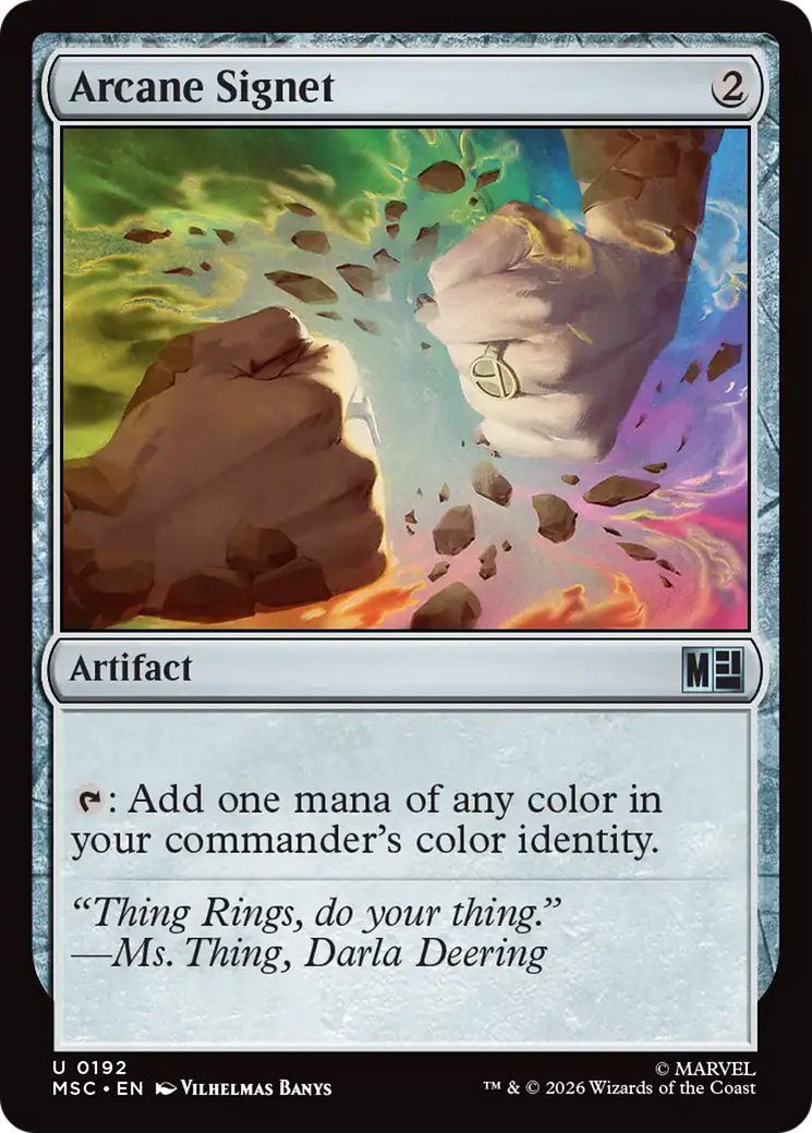Arcane Signet (0192) [Marvel Super Heroes Commander] | Card Citadel