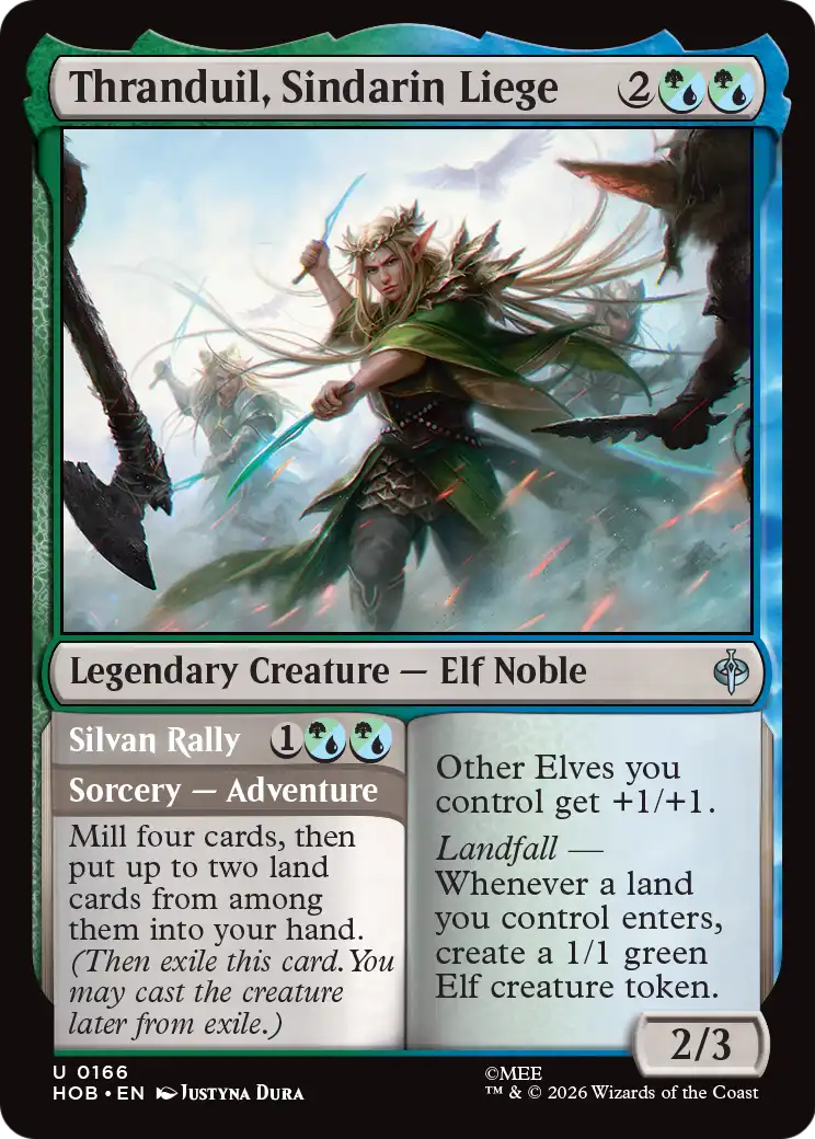 Thranduil, Sindarin Liege [The Hobbit] | Card Citadel