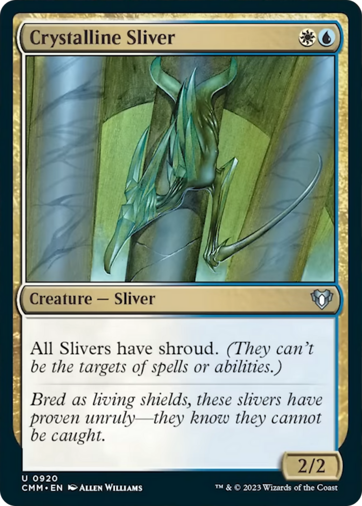 Crystalline Sliver [Commander Masters] | Card Citadel