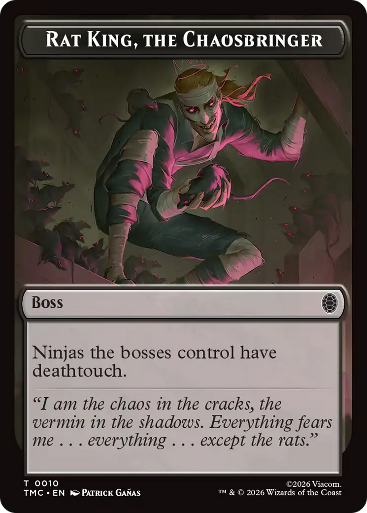 Rat King, The Chaosbringer [Teenage Mutant Ninja Turtles Commander Tokens] | Card Citadel