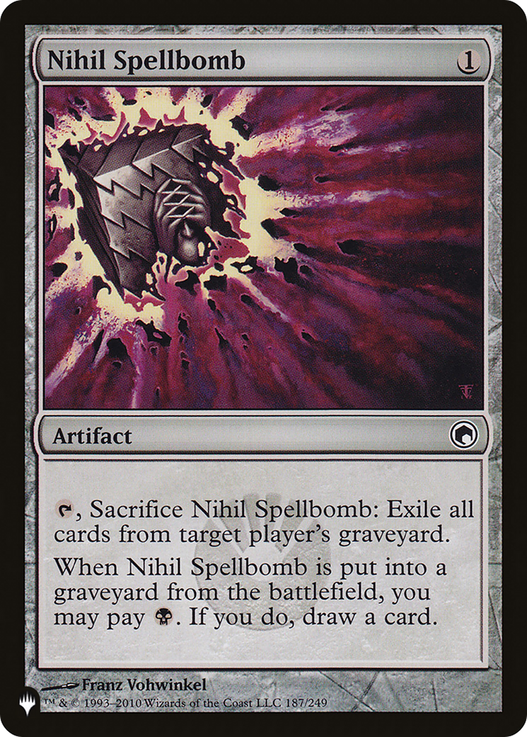 Nihil Spellbomb [The List] | Card Citadel