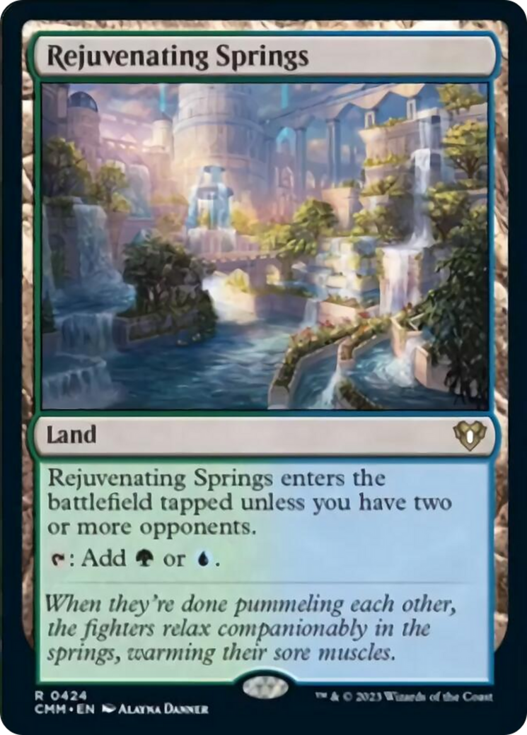 Rejuvenating Springs [Commander Masters] | Card Citadel