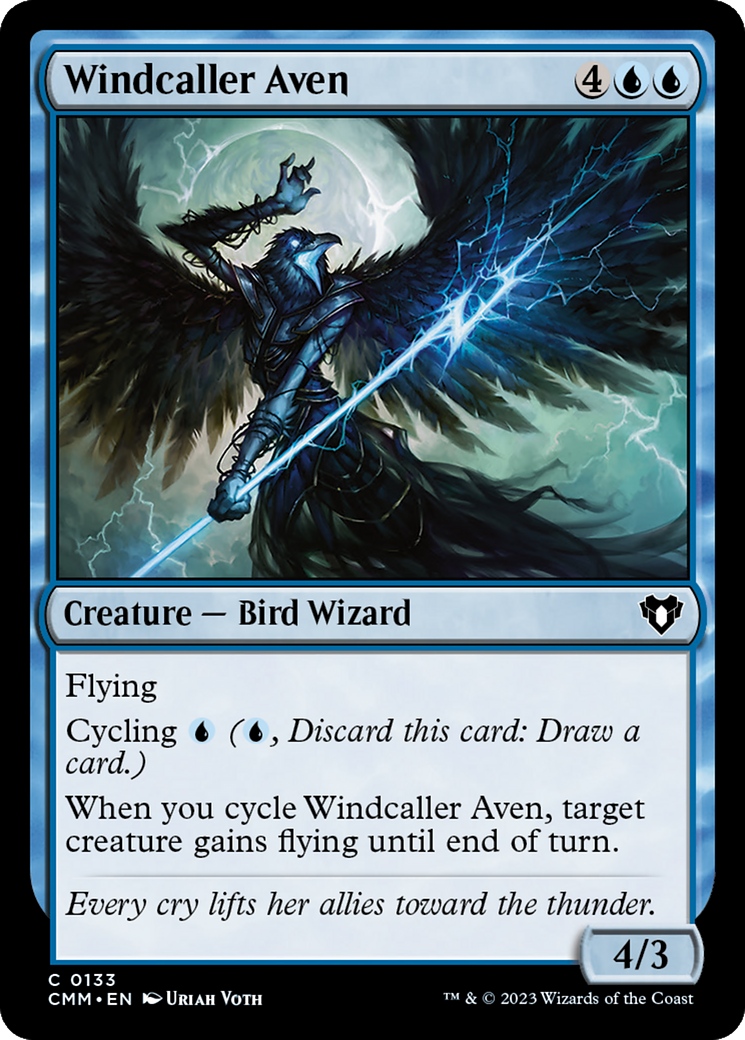 Windcaller Aven [Commander Masters] | Card Citadel